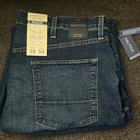 Brand new Nautica Denim Relaxed Strexh Mens Jeans - Picture 1 of 3